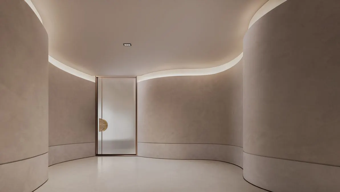 Entrada do spa wellness